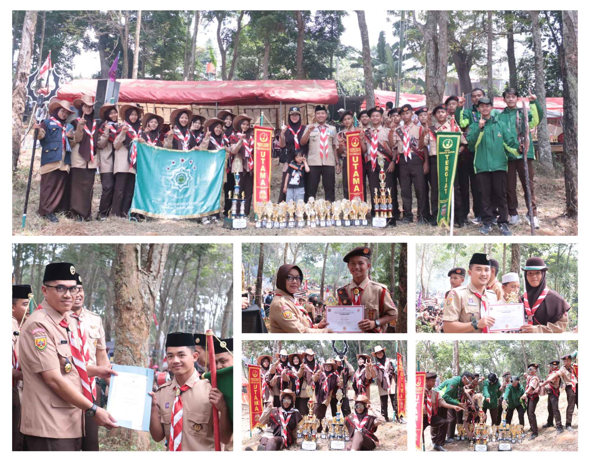Darul Mukhlisin Raih Juara Umum Putra dan Putri pada Lomba Tingkat II Kwarran Cikalongwetan