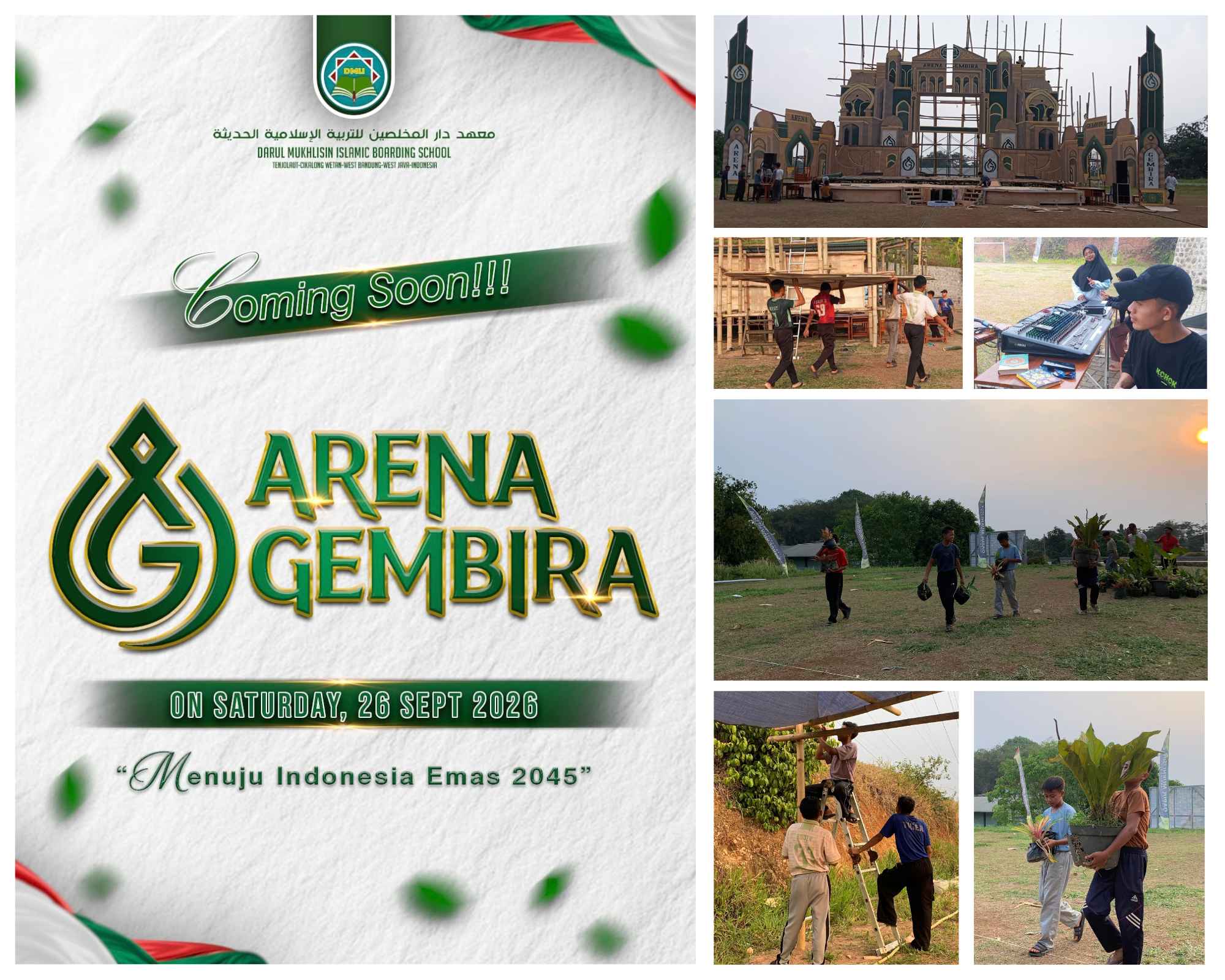 H-1 Arena Gembira: Ketika Setiap Sudut Pondok Mulai Bersiap Menyambut Malam Penuh Kreativitas
