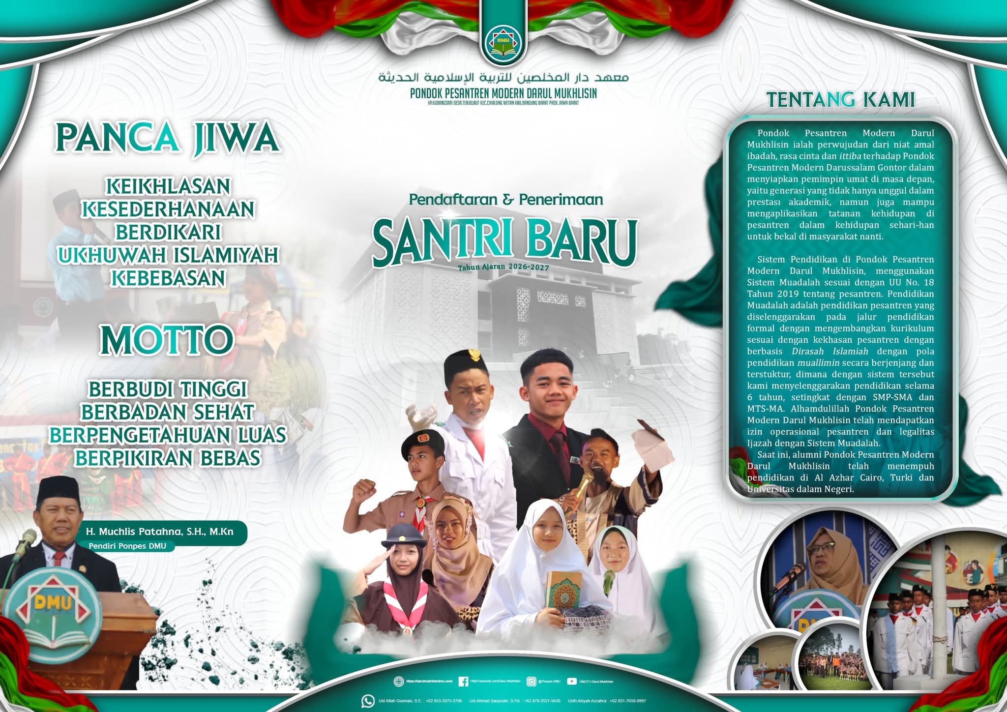 Brosur PPSB Pondok Pesantren Modern Darul Mukhlisin